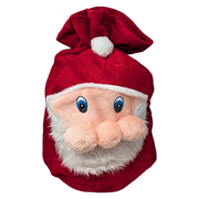 Plush Santa Pull-String Gift Bag (Red)