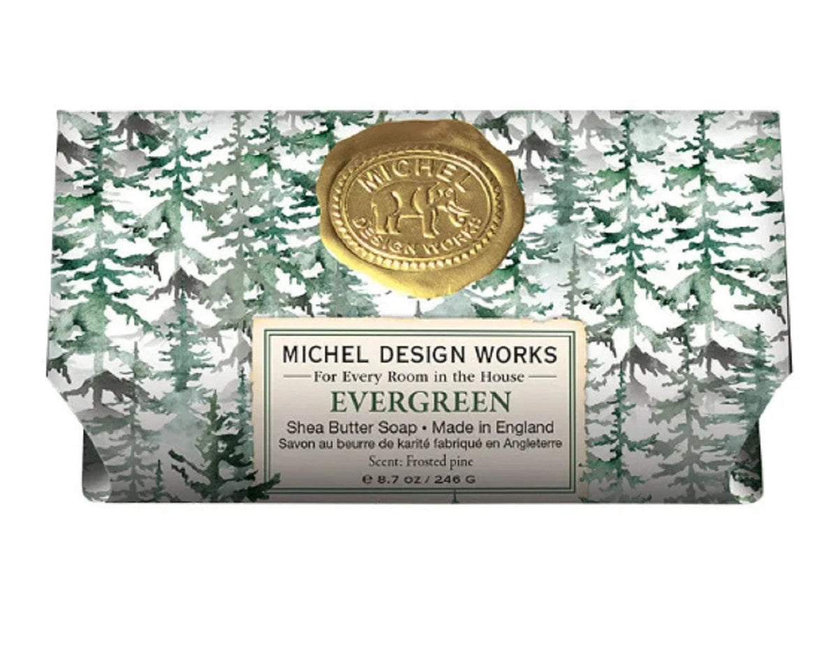 Evergreen Large Bath Soap Bar