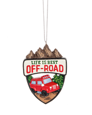 Off-Road Ornament - Life Is Best Off-Road