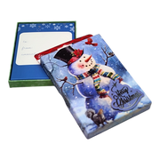 Gift Card Box - Rectangle - Snowman