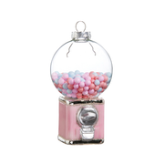 Pink Gumball Machine Ornament - 5 Inch