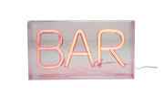 Neon LED Light "Bar" Red 5"h by Homeportonline