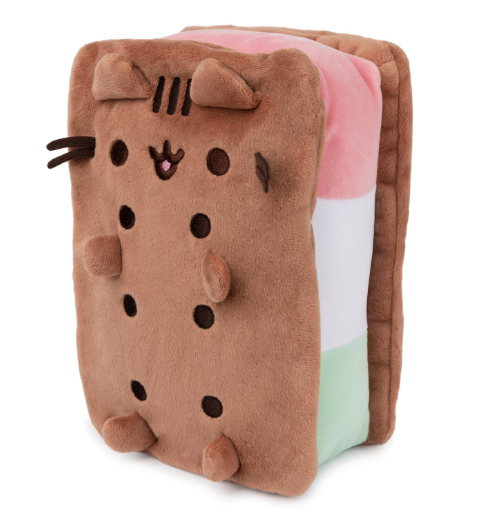 Plush Pusheen Neapolitan Ice Cream Sandwich 9.5" by Homeportonline