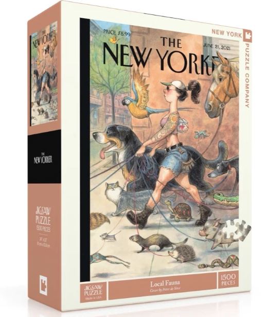 New Yorker Puzzle 1500 Piece Local Fauna by Homeportonline