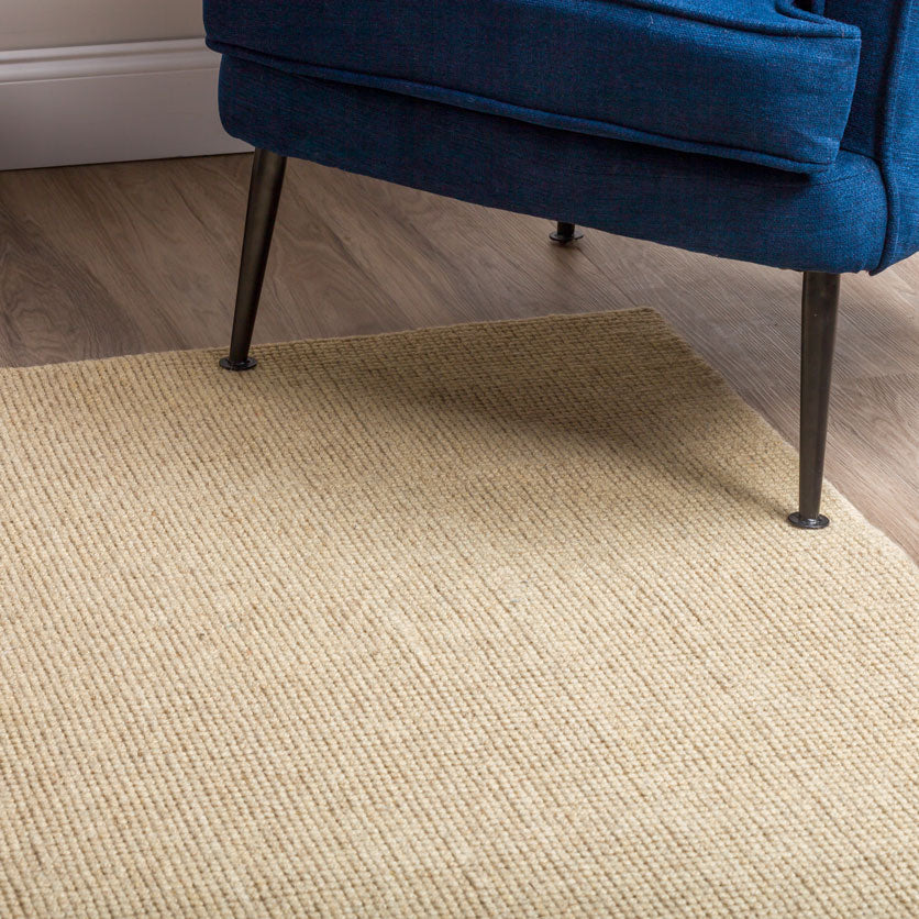 Monaco Popcorn Wool Oatmeal Rug 3'6"X5'6" by Homeportonline