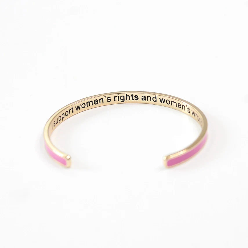 Enamel Bangle Bracelet