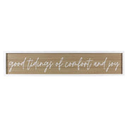 Wood Framed Christmas Wall Sign
