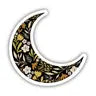 Floral Moon Sticker by Wild Lark