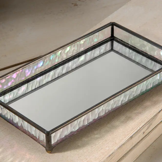 Small Glass Vanity Tray