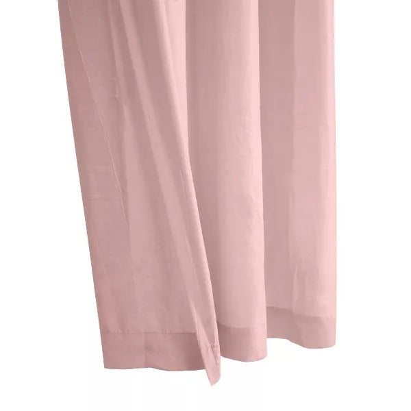 Harmony Grommet Top Panel 52" x 63" Rose by Homeportonline