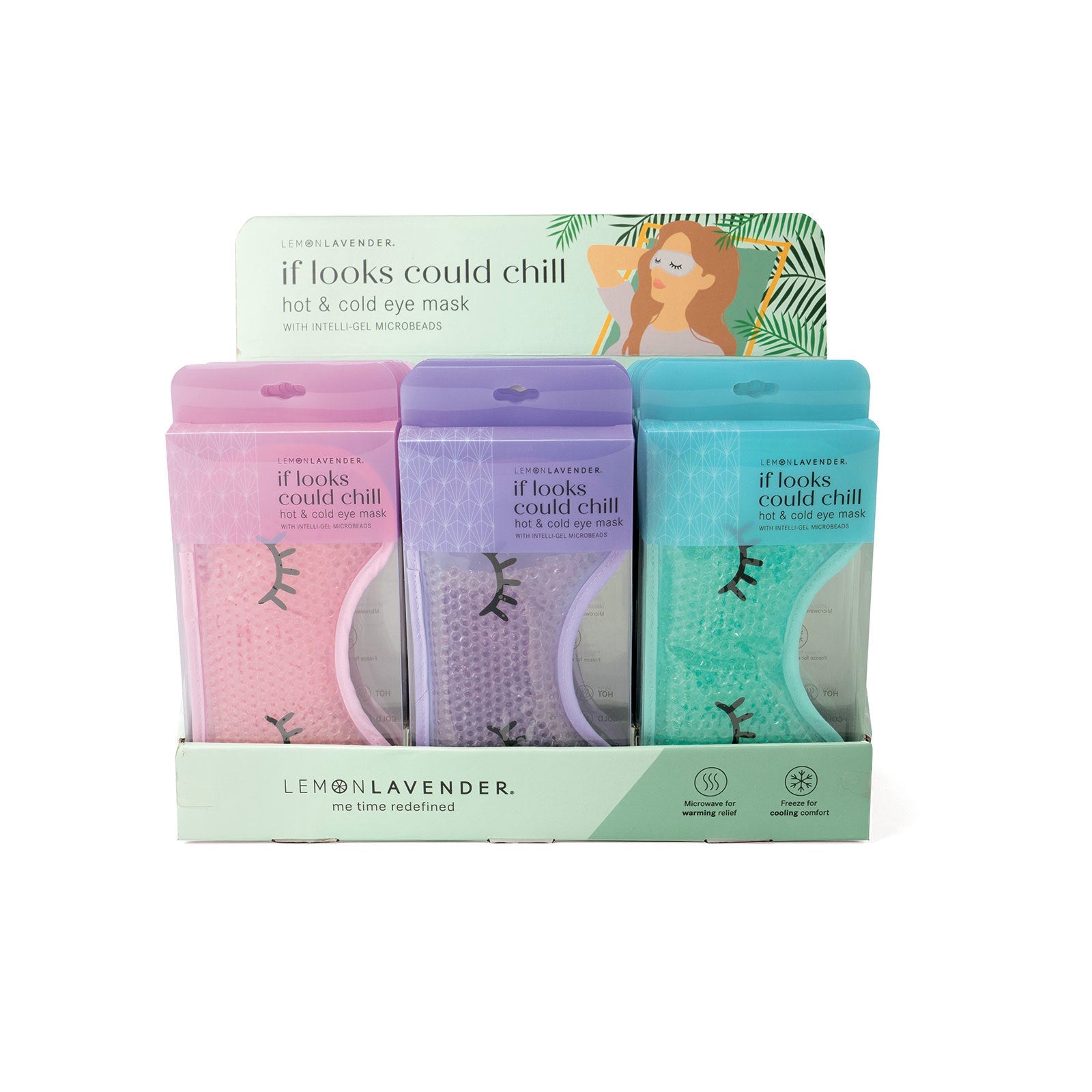 Lemon Lavender - Gel Eye Mask - Assorted Colors (Sold Individually) by Homeportonline