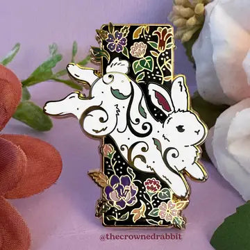 Enamel Pin: The Crowned Rabbit