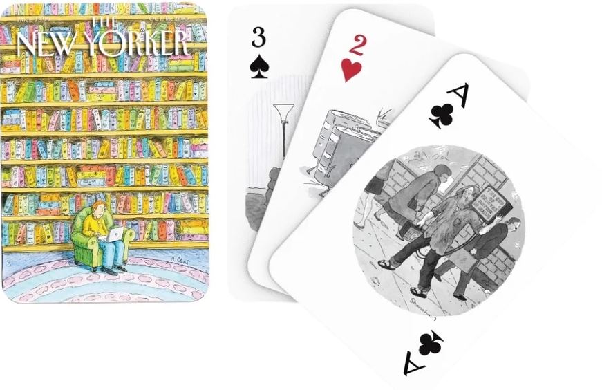 Playing Cards New Yorker Book Lovers by Homeportonline