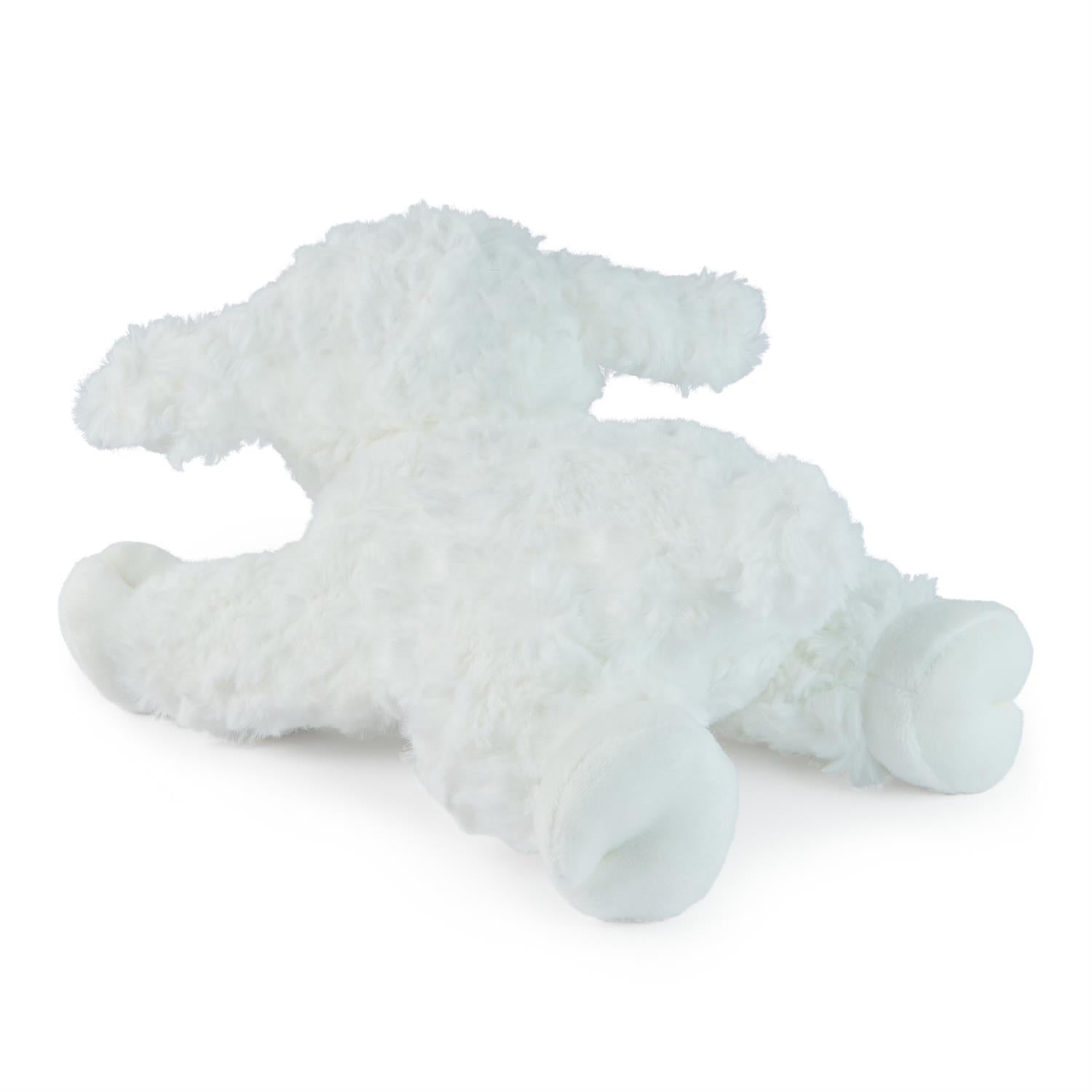 Plush Sustainable Lamb Rattle Winky White 7" by Homeportonline