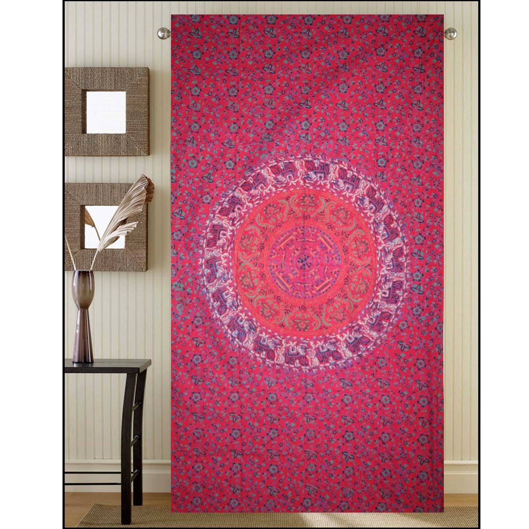 Window Panel Sanganeer Red by Homeportonline