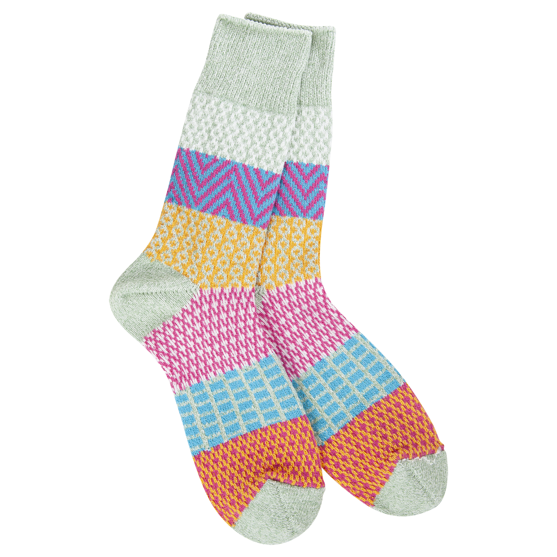 Socks - World's Softest Gallery Crew Sage by Homeportonline