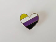 Sale!Non-Binary Heart Pin