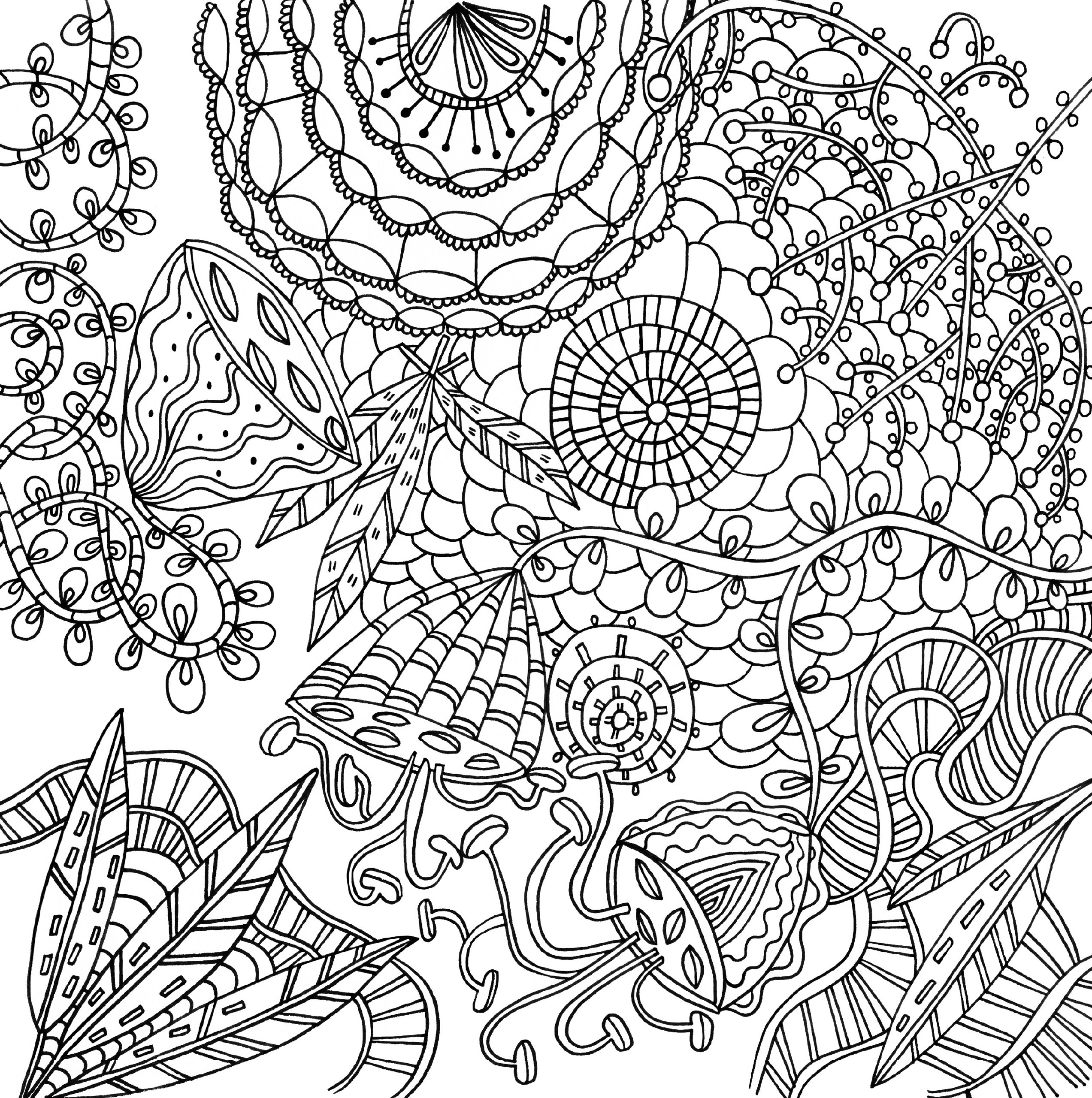 Artist's Adult Coloring Book Serenity by Homeportonline