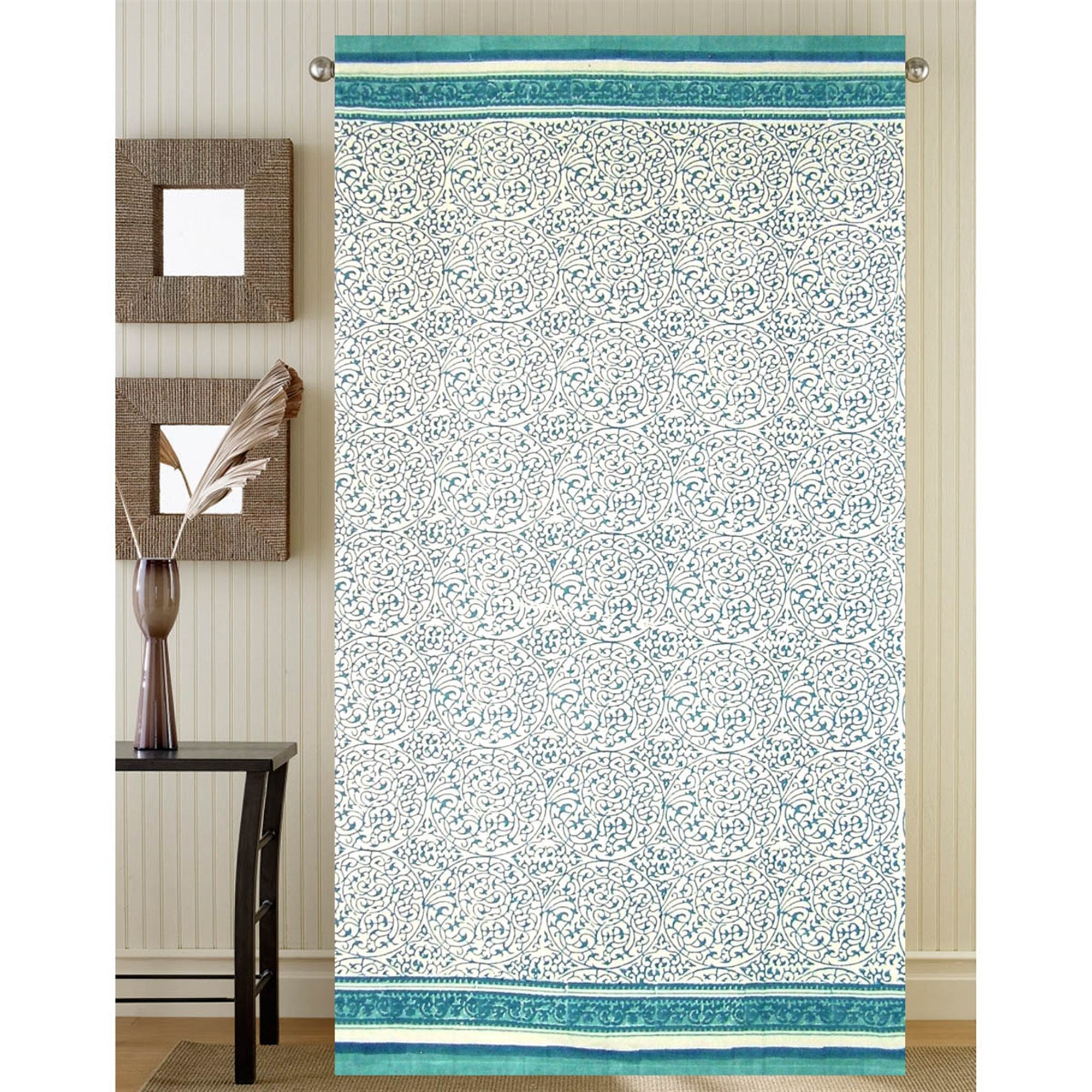 Window Panel Persian Blue by Homeportonline