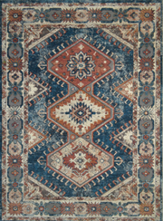 Oxford Sahara Rug Blue 5'3" x 7'1" by Homeportonline