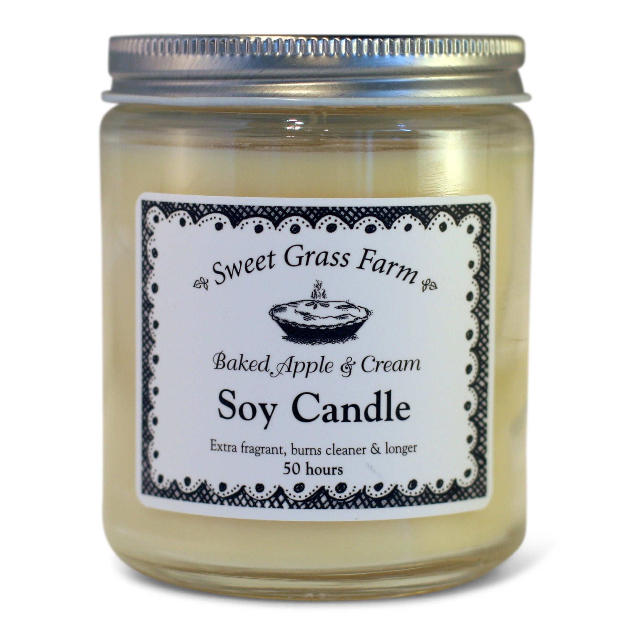 Soy Candle - 6.5oz - Baked Apples & Cream by Homeportonline