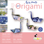 Art Origami 15cm x 15cm Monet Swan by Homeportonline