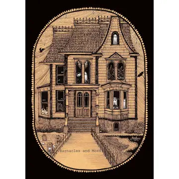 Victorian Haunted House Fine Art Print