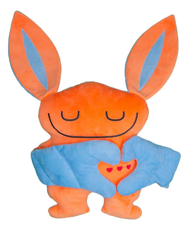 Bumpas Weighted Sensory Plush Zeek Orange & Blue by Homeportonline