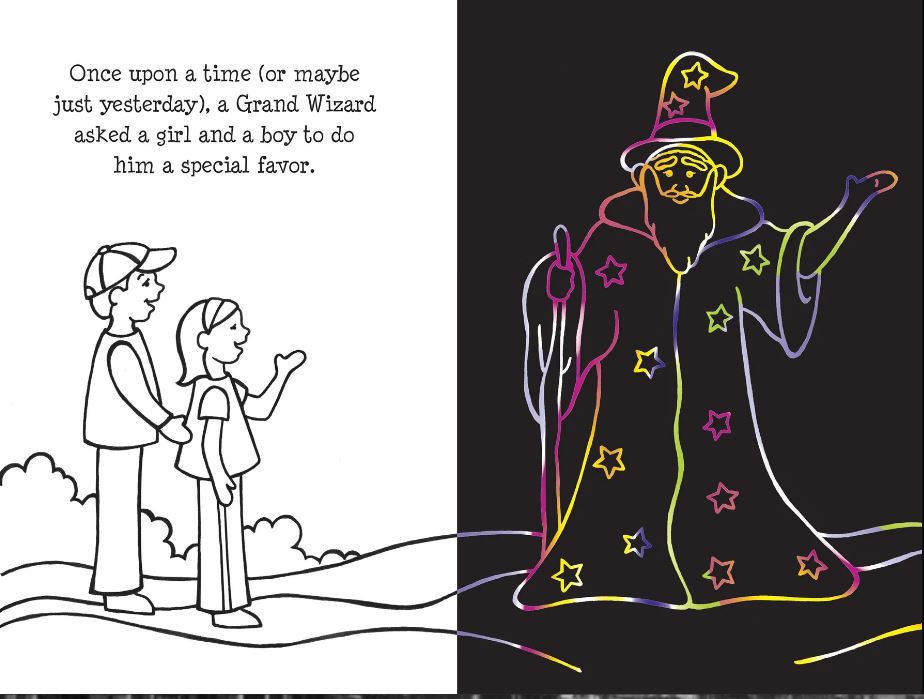 Scratch And Sketch Trace Along Activity Book Enchanted Forest by Homeportonline