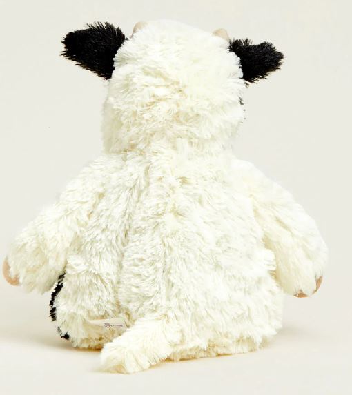 Warmies Cow Sitting Black & White by Homeportonline