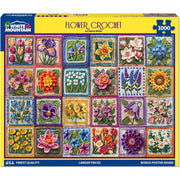 Flower Crochet 1000 Piece Puzzle by Jessica White