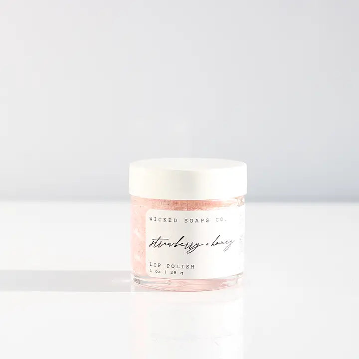 Strawberry + Honey Lip Scrub