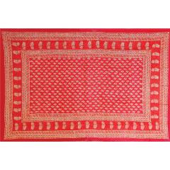 Tapestry Single Size Sanganeer Dabu Red by Homeportonline