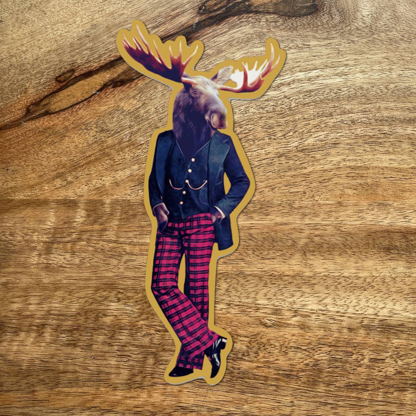Decal - Moose in Clothes  - Colossal Sanders