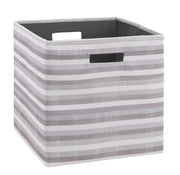 Cody Bin Grey Stripe by Homeportonline