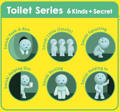Blind Box Smiski Toilet Series (Sold Each) by Homeportonline