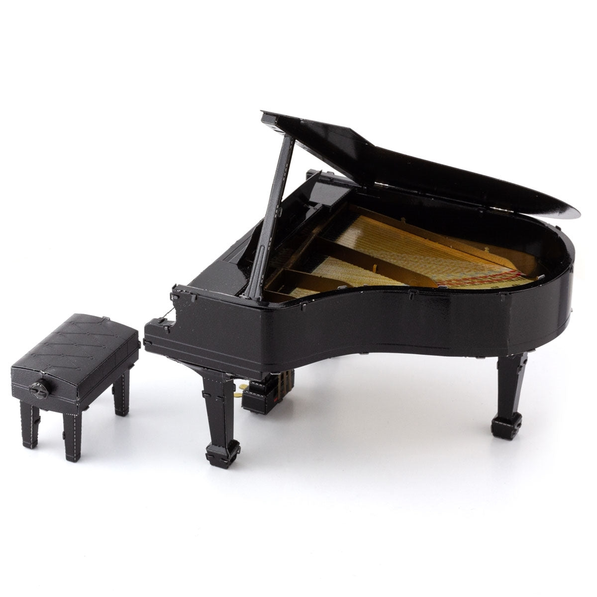 Metal Model Kit Musical Grand Piano Black by Homeportonline