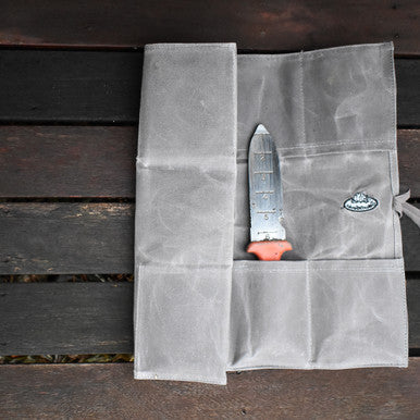 Esschert Design Waxed Canvas Roll Up Pouch