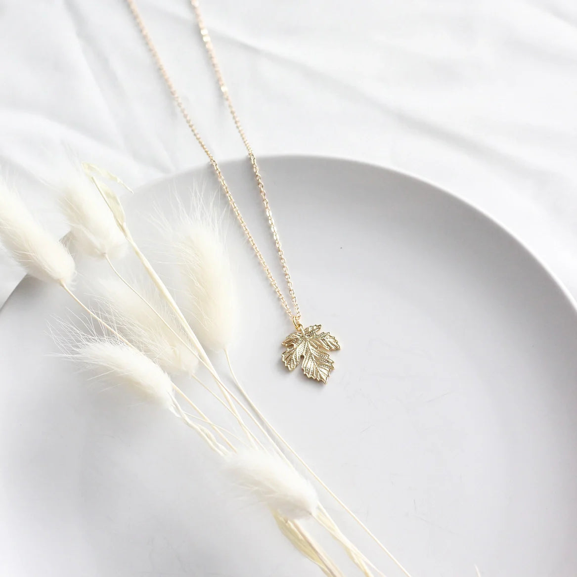 Heirloom Maple Leaf Necklace