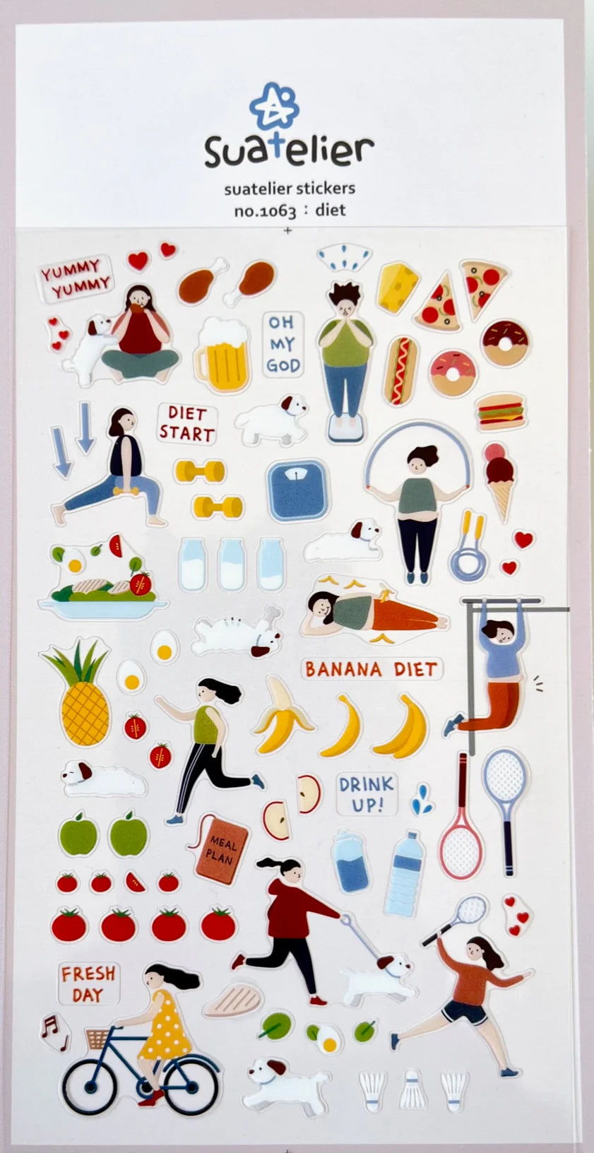 Stickers Diet & Exercise by Homeportonline