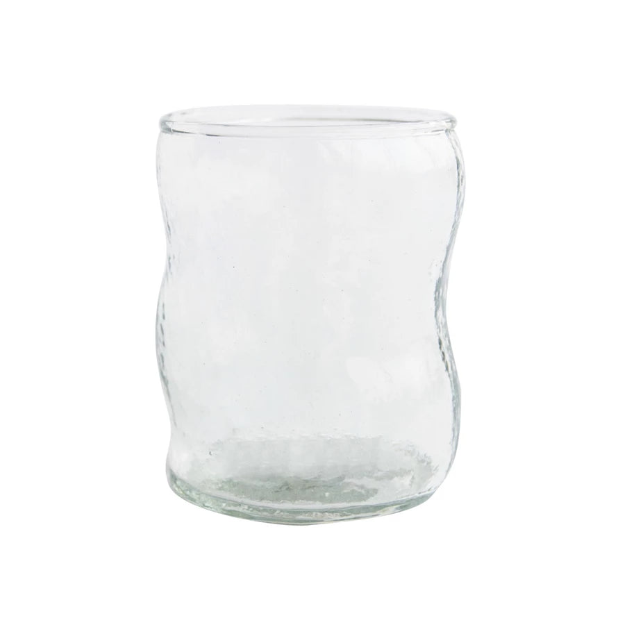 7 oz Recycled Organic Shaped Drinking Glass by Homeportonline