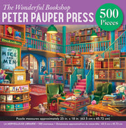 Puzzle 500 Piece Wonderful Bookshop by Homeportonline