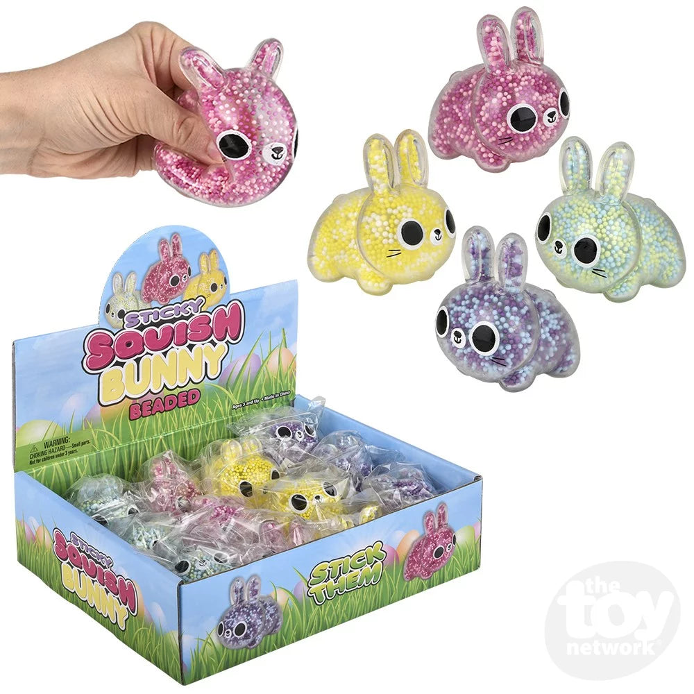 Easter Squeezy Bead Bunny Rabbit 2.5" Sold Individually by Homeportonline