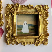 Ghosts on Vacation - Mini Art Magnet