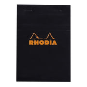Rhodia Pad, Staple Bound, Graph, Black, 4" x 6"