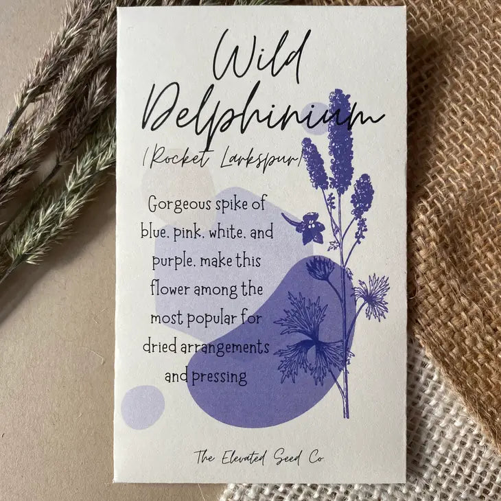 Wild Delphinium Flower Seeds