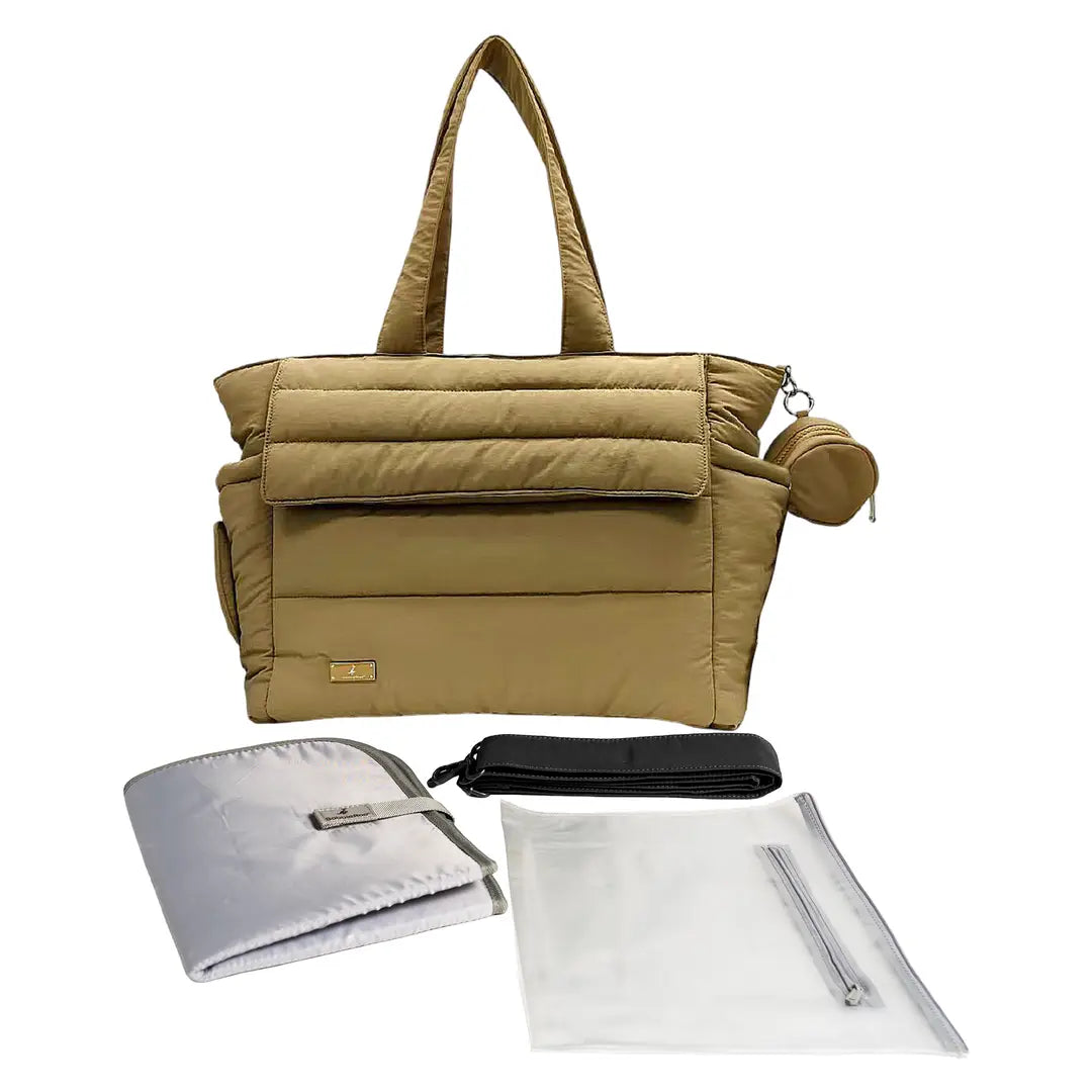 Babbleroo Puffer Diaper Tote Bag