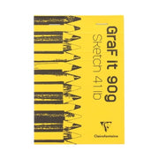 Rhodia Clairefontaine Graf It Sketch Pad, 4" x 6"