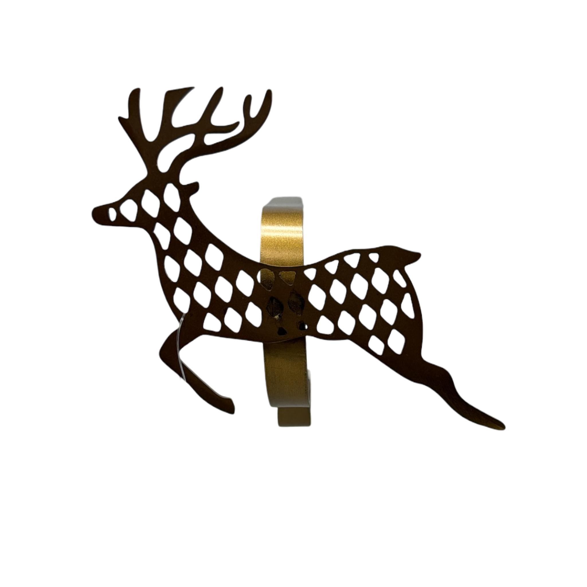 Jumping Deer Stocking Hanger