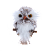 Tall Tufted Brown Owl Ornament